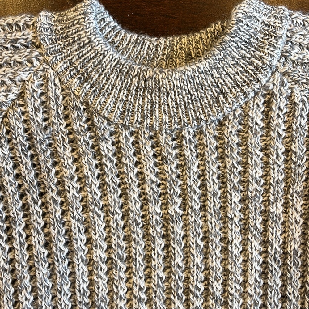 Cable knit sweater